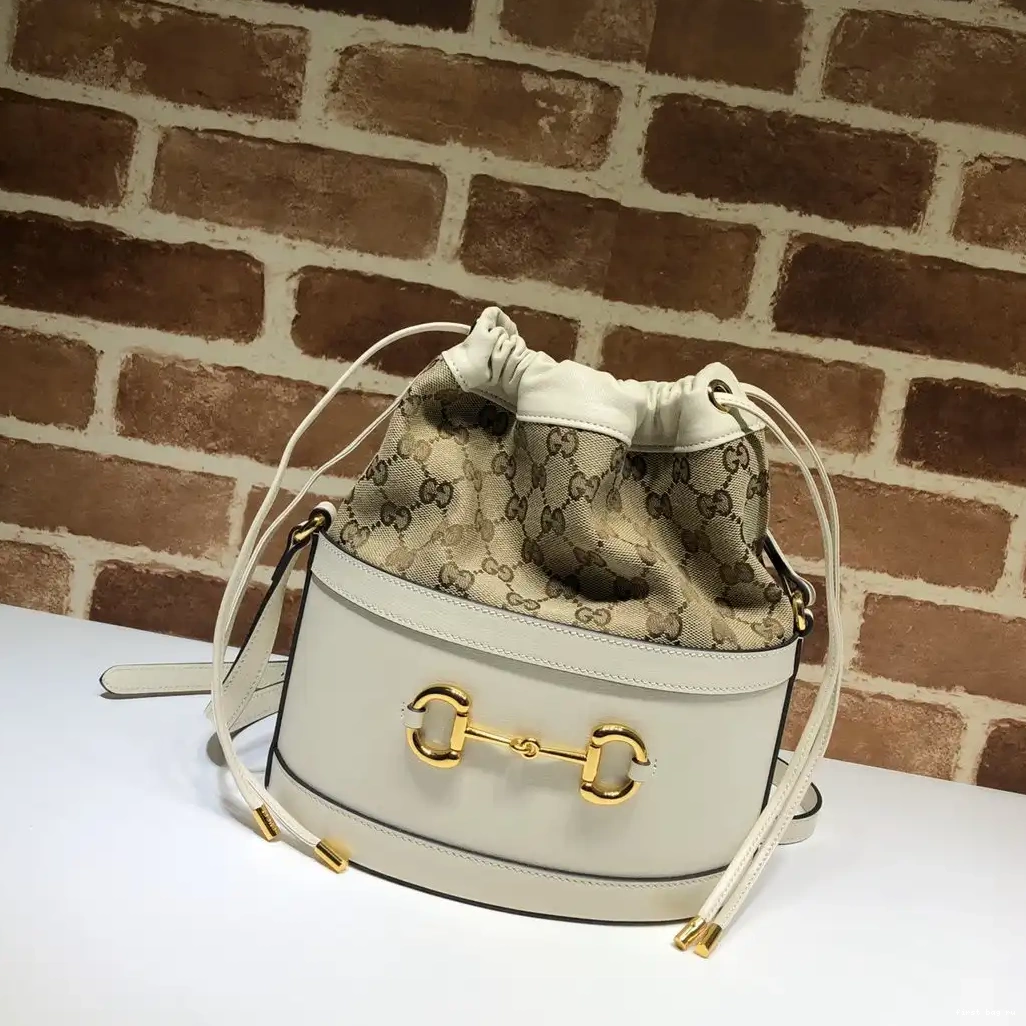 First bag ru Horsebit GUCCI bag small bucket 1955 0624